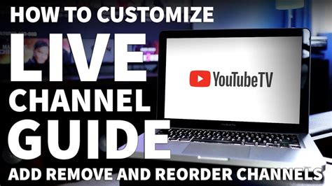 youtube tv live channel guide